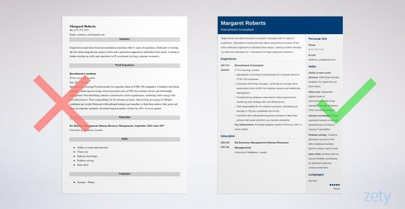 Recruitment Consultant Resume Sample No Experience Recruitment Consultant Cv Example & Writing Guide