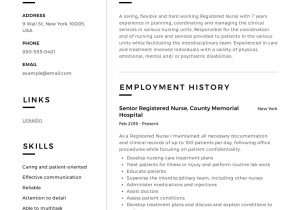 Registered Nurse Resume Sample format for Us Registered Nurse Resume Examples & Writing Guide  12 Samples Pdf