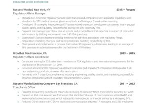 Regulatory Affairs Quality assurance Resume Samples Regulatory Affairs Manager Resume Example for 2022 Resume Worded Regulatory Affairs Quality assurance Resume Samples Regulatory Affairs Manager Resume Example for 2022 Resume Worded