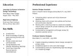 Related Skills Of An Entry Level Interior Decorator Resume Samples Interior Design Resume Examples In 2022 – Resumebuilder.com