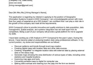 Remote Sensing and Gis Resume Sample Gis Analyst Cover Letter Examples – Qwikresume