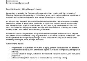 Research assistant Jobs Psychology Sample Resume Psychology Research assistant Cover Letter Examples – Qwikresume