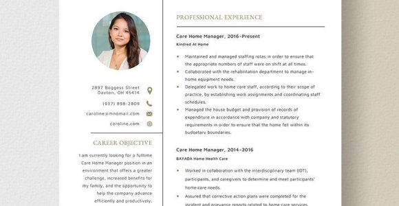 Residential Home Shift Supervisor Sample Resume Care Home Manager Resume Template – Word, Apple Pages …
