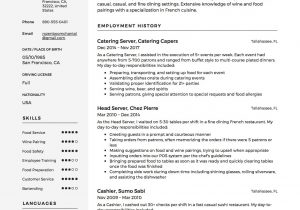 Restaurant Server Job Description Resume Sample Full Guide Restaurant Server Resume 12 Pdf Examples