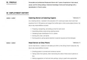 Restaurant Server Job Description Resume Sample Full Guide Restaurant Server Resume 12 Pdf Examples