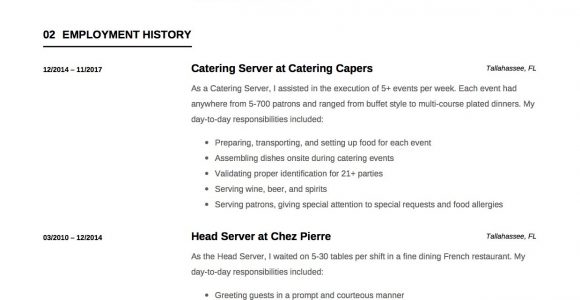 Restaurant Server Job Description Resume Sample Full Guide Restaurant Server Resume 12 Pdf Examples
