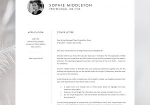 Resume and Cover Letter Template Download Download Cover Letter Template with Photo, Modern, sophisticated …