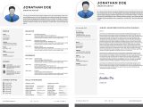 Resume and Cover Letter Template Free Download Professional Resume with Cover Letter Set Free Download