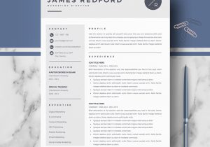 Resume and Cv Templates for Pages Professional Resume Template for Mac Pages and Word On Behance