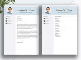 Resume and Matching Cover Letter Templates This Unique and Modern Resume Template with Matching Cover Letter …