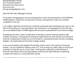 Resume Cover Letter Sample for Accounting Position Accounting Cover Letter Sample