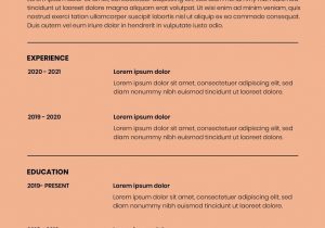 Resume for A High School Student Template Free Monocolor Simple High School Student Resume Template