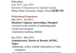 Resume for H1b Application Samples for Computer Science Please Review My Girlfriends Resume. She is Looking to Get …
