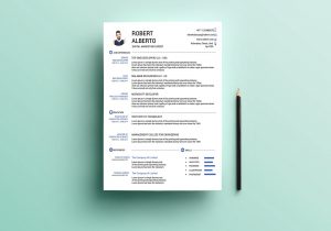 Resume for Only One Job Template Free One-page Resume Templates [free Download]
