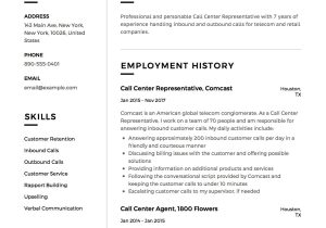 Resume for Outbound Call Center Rep Samples Call Center Resume & Guide (lancarrezekiq 12 Free Downloads) 2022