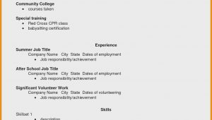 Resume for Part Time Job Student Sample Cv for Part Time Job – Derel