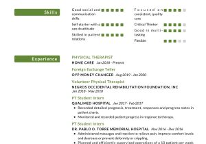Resume for Physical therapist In United States Samples Registered Physical therapist Resume Sample 2022 Writing Tips …