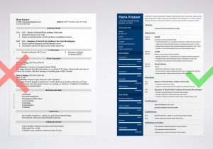 Resume for social Work Graduate School Admission Sample social Work Resume: Examples for A social Worker (20lancarrezekiq Tips)