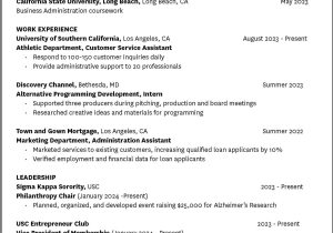Resume for Substitute Teacher Samples 2023 Write Resume Cover Letter Career Center Usc Resumeexample Cover …