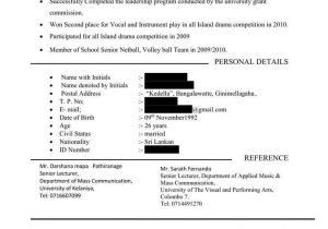 Resume I Hereby Certify that the Above Information Sample Resume I Hereby Certify that the Above Information – Curriculum …