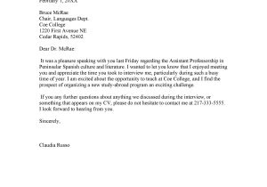 Resume It Was A Pleasure Speaking with You Sample Letter 40 Thank You Email after Interview Templates á Templatelab