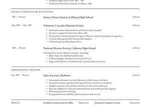Resume Objective Samples for High School Students High School Student Resume Examples & Writing Tips 2021 (free Guide)