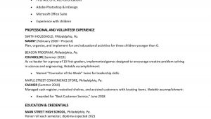 Resume Part Time Job Sample Student Teen Resume Examples with Writing Tips