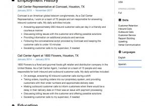 Resume Sample Customer Service Call Center Call or Contact Centre Operator Cv October 2021