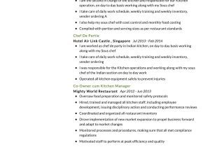 Resume Sample for A Directore Of Operations Culinary Job Chef Resume Sample 2022 Writing Tips – Resumekraft
