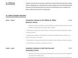 Resume Sample for A Part Time Circulation Library Job Academic Librarian Resume Example & Writing Guide Â· Resume.io