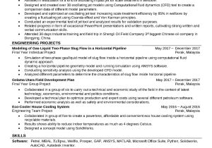 Resume Sample for A Petroleum Engineer Petroleum Engineering Fresh Graduate 1st Draft Resume, Would Like …