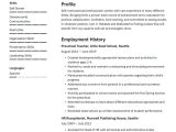 Resume Sample for A Second Career Job Career Change Resume Example & Writing Guide Â· Resume.io