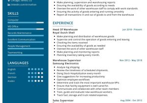 Resume Sample for A Warehouse Office Emploee Warehouse Manager Resume Sample 2022 Writing Tips – Resumekraft