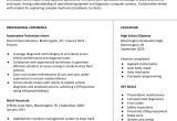 Resume Sample for Automotive Service Technician Automotive Technician Resume Examples In 2022 – Resumebuilder.com
