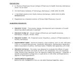 Resume Sample for B Pharm Fresher B-pharm Fresher Resume Pdf Tablet (pharmacy) Pharmacology