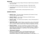 Resume Sample for B Pharm Fresher D Pharmacy Resume format for Fresher – Resume Templates Resume …
