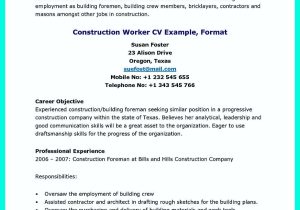 Resume Sample for Blue Collar Worker How Construction Laborer Resume Must Be Rightly Written Resume …