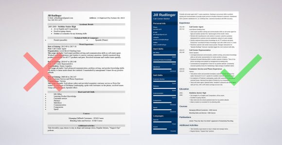 Resume Sample for Call Center Newbie Call Center Resume Examples [lancarrezekiqskills & Job Description]