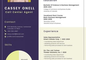 Resume Sample for Call Center with Experience No Experience Call Center Resume Template Indesign, Word, Apple …