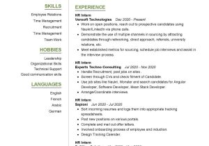 Resume Sample for Candidate with Limited English Human Resource Intern Resume Sample 2022 Writing Tips – Resumekraft