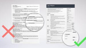 Resume Sample for Candidate with Limited English Resume Language Skills: Proficiency Levels & How to List