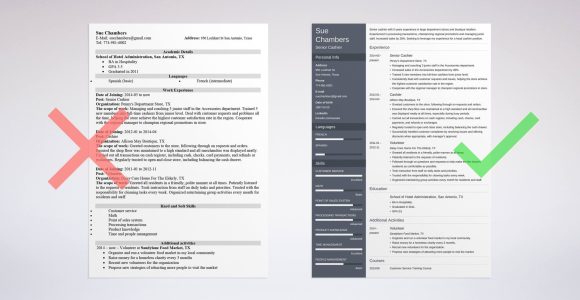 Resume Sample for Cashier In Fast Food Cashier Resume Examples (sample with Skills & Tips)