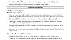 Resume Sample for Cna with No Experience Nursing assistant Resume Sample Monster.com