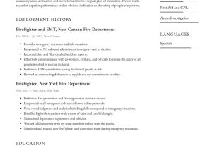 Resume Sample for Color Guard Instructor Firefighter Resume Examples & Writing Tips 2022 (free Guide)