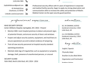 Resume Sample for Color Guard Instructor Security Guard Resume Sample & Writing Tips Resume Genius with …