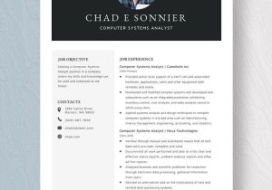 Resume Sample for Computer System Analyst Computer Systems Analyst Resume Template – Word, Apple Pages …
