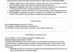 Resume Sample for Criminal Justice Graduates College Graduate Resume Template Beautiful College Resume Template …