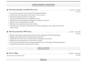 Resume Sample for Data Entry Position Data Entry Specialist Resume Examples & Writing Tips 2022 (free Guide)