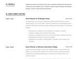 Resume Sample for event Management Company Guide: event Planner Resume   12 Samples Pdf & Word 2020