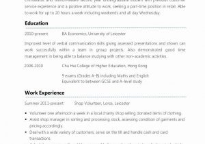 Resume Sample for First Time Job Seeker First Time Job Resume New Example Part Time Cv First Job Resume …